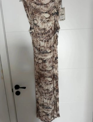 Vestido Zara estampado
