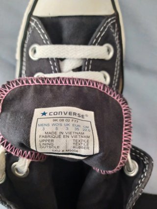Converse negras talla 35