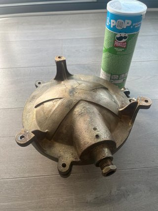 Lámpara Náutica Antigua Bronce Ojo Buey 26cm 4.8k