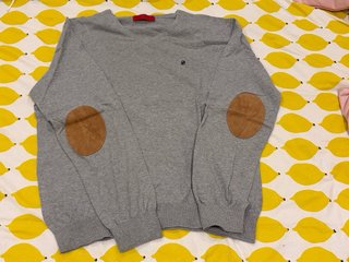 Jersey Carolina Herrera Gris Talla XL
