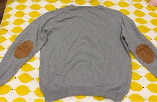 Jersey Carolina Herrera Gris Talla XL
