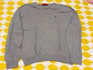 Jersey Carolina Herrera Gris Talla XL