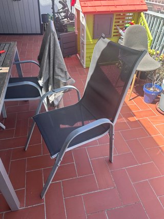 Mesa de exterior extensible con 5 sillas