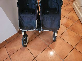 Bugaboo Donkey Gemelar + cesta + 1 solo capazo