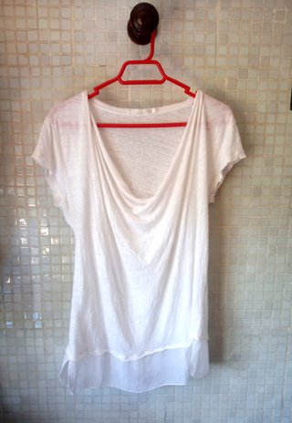 Suéter Zara blanco T.L