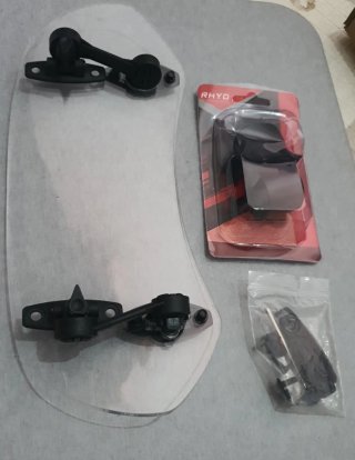 Extensión Parabrisas Moto RHYD Ajustable