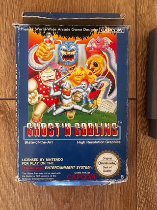 Ghost'n Goblins NES PAL ESP
