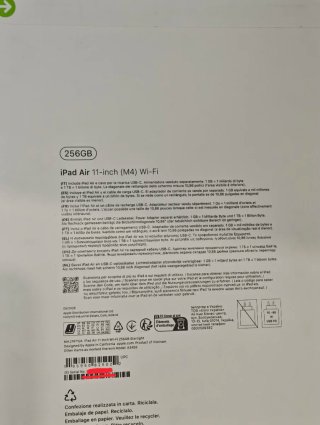 iPad Air 11'' M4 256GB WIFI NUOVO SIGILLATO