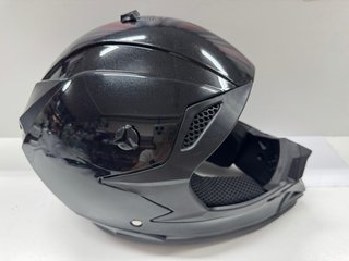 Casco Todoterreno Moto Negro