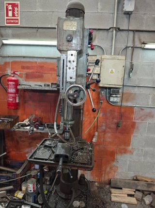 Taladro de pie vertical industrial