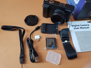 Cámara Digital 4K WiFi 64MP