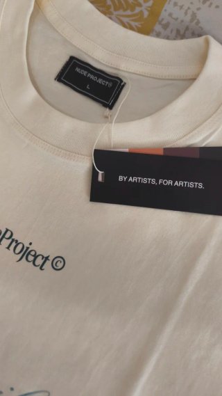 Camiseta Nude Project Beige Talla L