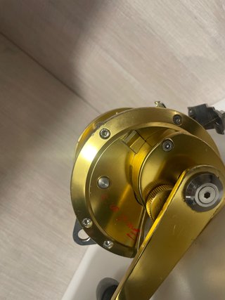 Carrete pesca everol brumero tonno canna 50 lb rod