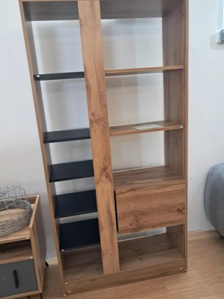 Conjunto Muebles Salón TV y Librería
