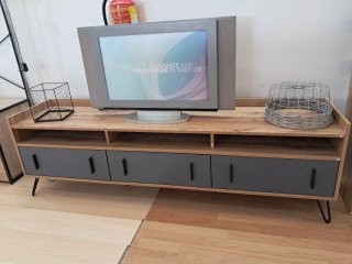Conjunto Muebles Salón TV y Librería