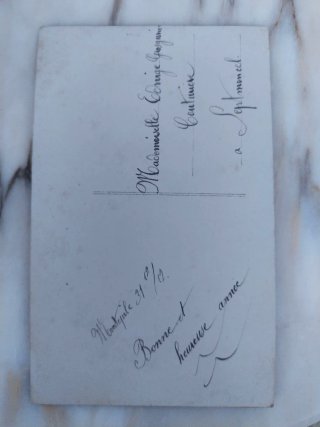 Postal antigua francesa años 1900
