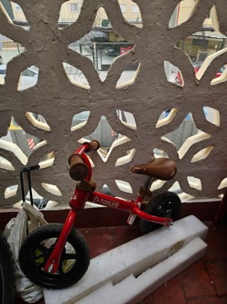 Bicicleta de equilibrio roja TOPLIFE