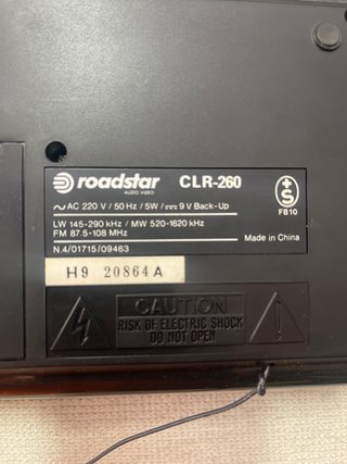 Radio Reloj Digital CLR-260