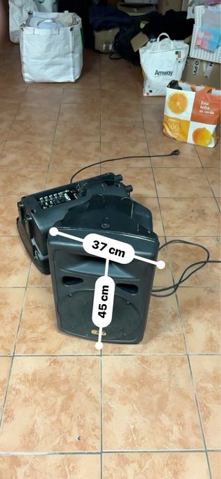 Altavoces BCT Amplificados Negros (2 unidades)