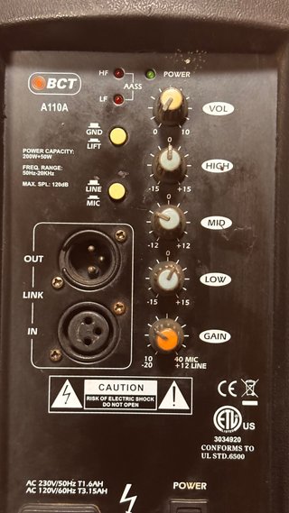 Altavoces BCT Amplificados Negros (2 unidades)