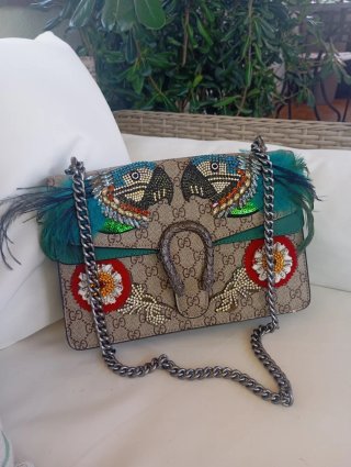Borsa Gucci Dionysus con pappagalli