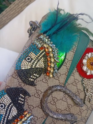 Borsa Gucci Dionysus con pappagalli