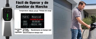 Cargador Coche EV Tipo 2 3.6KW 16A LED