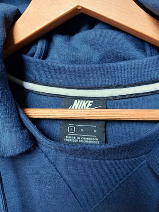 Sudadera Nike Azul Marino con Capucha