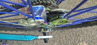 Bicicleta Rockrider Vinilada Azul