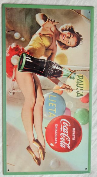 Lote 6 Carteles Placas Metal Colección Coca-Cola
