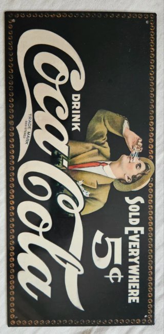Lote 6 Carteles Placas Metal Colección Coca-Cola
