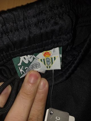 Pantalón Kappa Real Betis Balompié Negro