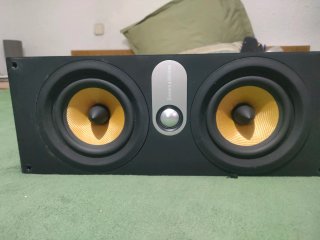 Bowers & Wilkins HTM62 Central Negro/Plata