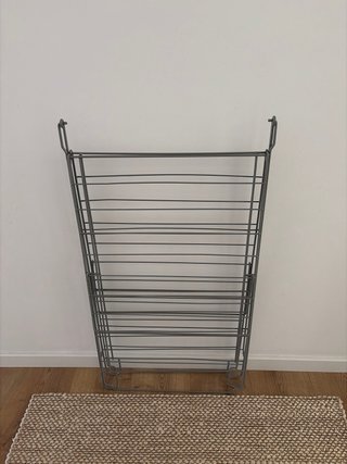Tendedero plegable gris