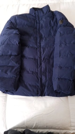 Campera inflable azul XXL