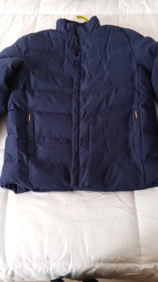 Campera inflable azul XXL