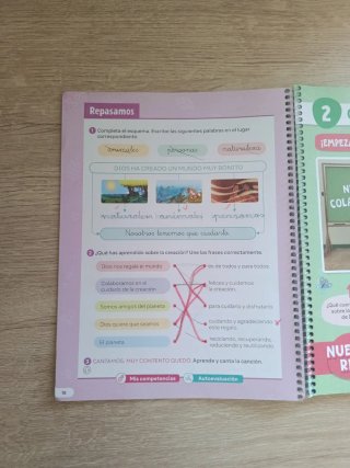 Religión Católica, 2 Primaria, Edén, Revuela