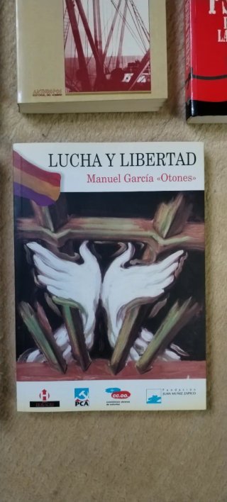 Lote 5 libros exilio, República española...