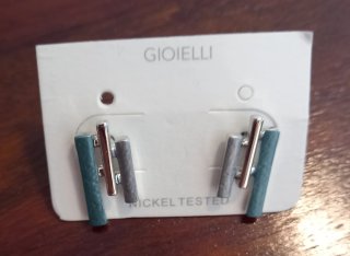 Pendientes GIOIELLI plata y turquesa
