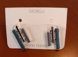 Pendientes GIOIELLI plata y turquesa