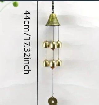 Campanas de viento decorativas metal y madera