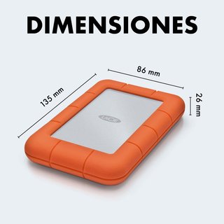 Disco Duro Externo LaCie Rugged Mini 5TB
