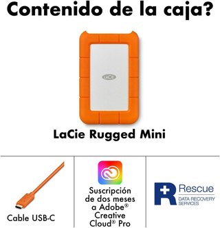Disco Duro Externo LaCie Rugged Mini 5TB