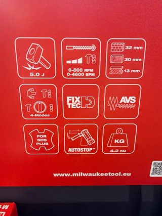 Martillo Milwaukee M18 FUEL ONE-KEY