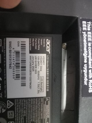 Pé de monitor Acer VG240Y