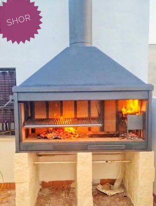Barbacoa de exterior jardín E-3