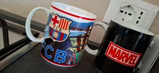 Set 3 tazze FC Barcelona, Marvel, Negan