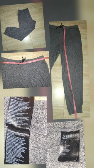 T44, H&M, Pantalón estilo deportivo con cordón