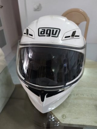 Casco Modular AGV Blanco Talla XL
