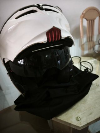 Casco Modular AGV Blanco Talla XL